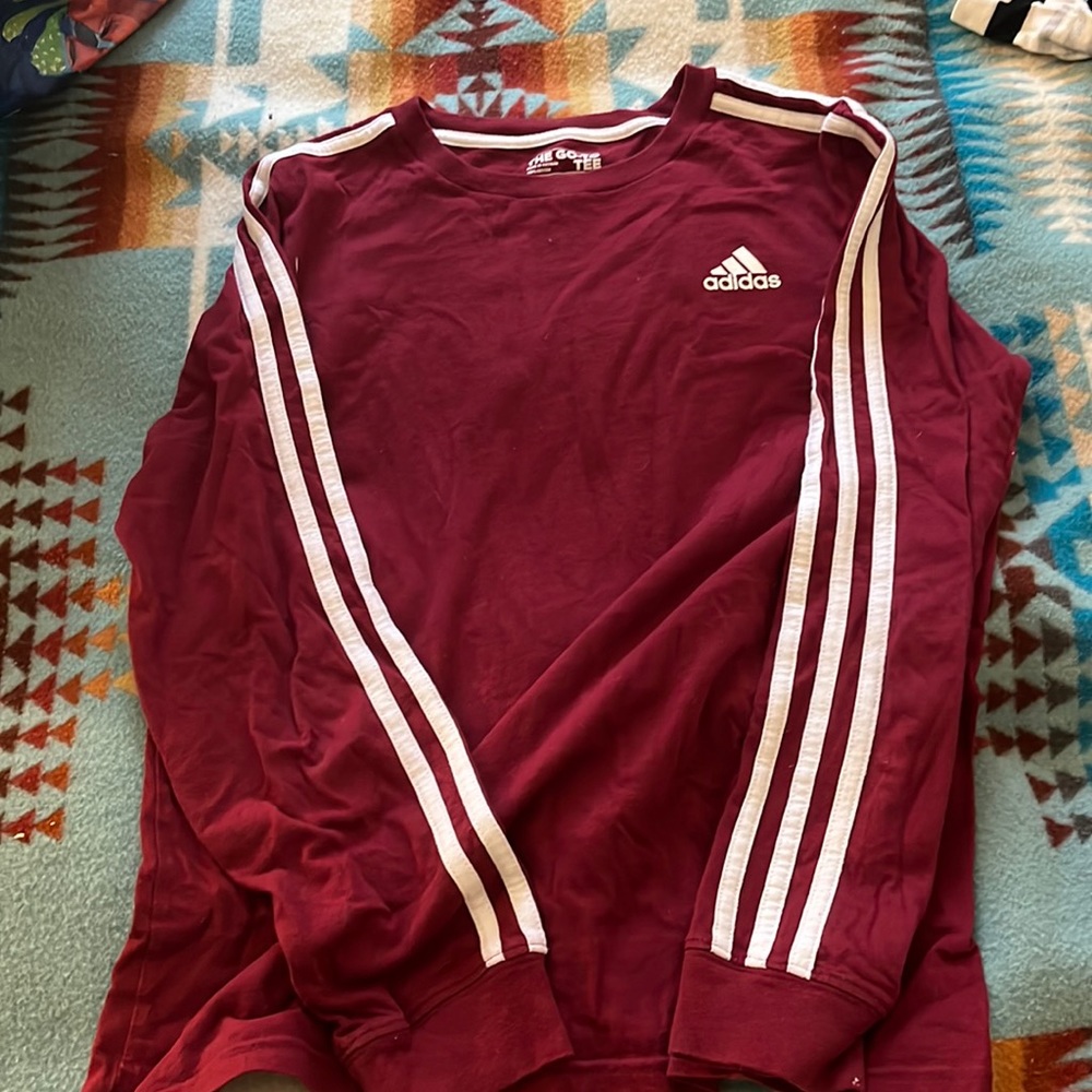 Kids adodas longsleeve top, medium 10/12